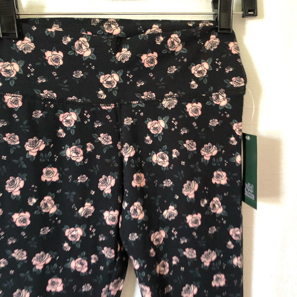Wild Fable Womens Leggings XS Black/Floral - Picture 5 of 7